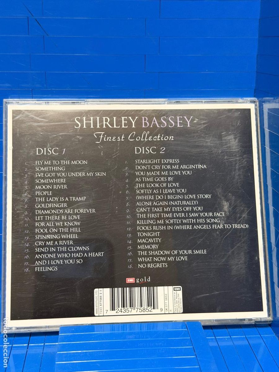 CDs de m&uacute;sica: FINEST COLLECTION &ndash; SHIRLEY BASSEY &ndash; CD - Foto 2