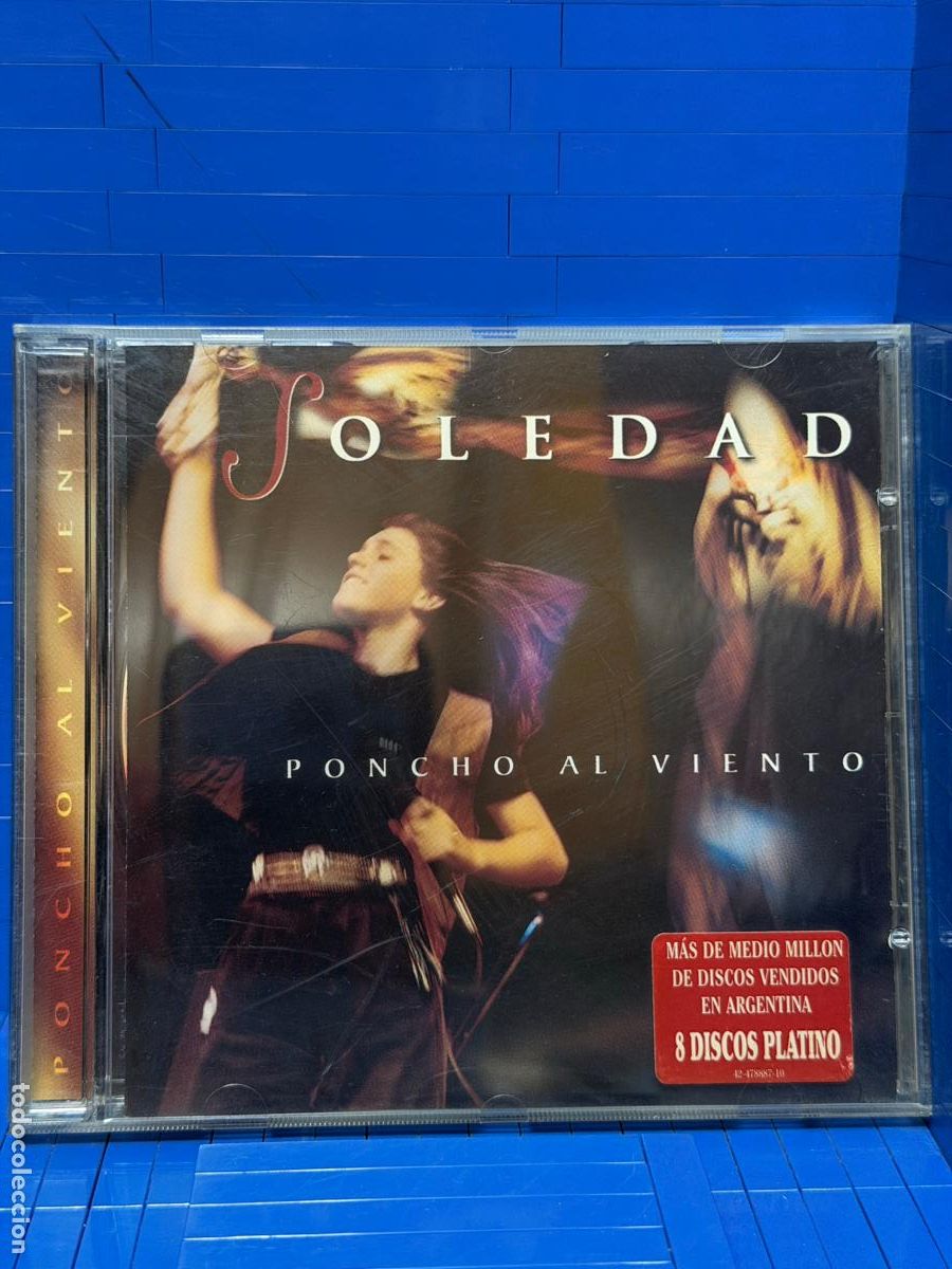 CDs de m&uacute;sica: PONCHO AL VIENTO &ndash; SOLEDAD &ndash; 1996 &ndash; CD - Foto 1