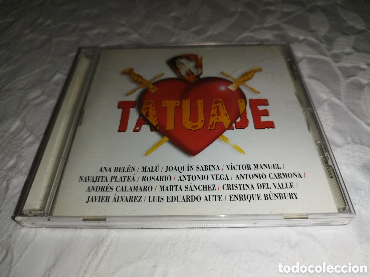 CDs de m&uacute;sica: CD. TATUAJE. ANA BELEN / MAL&Uacute; / SABINA / VICTOR MANUEL / BUNBURY / AUTE / ... BMG, 1999