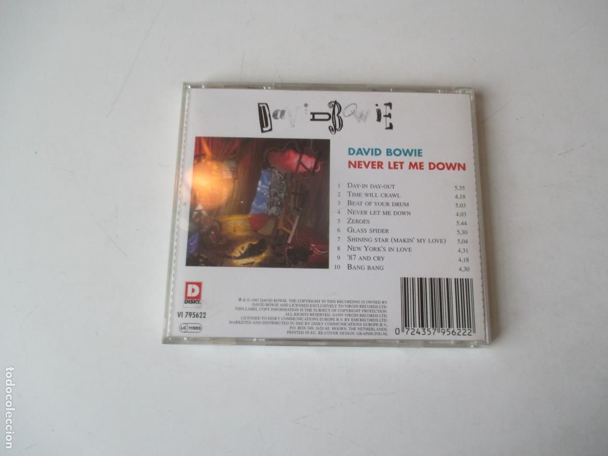CDs de m&uacute;sica: DAVID BOWIE Never let me down Z610 - Foto 2