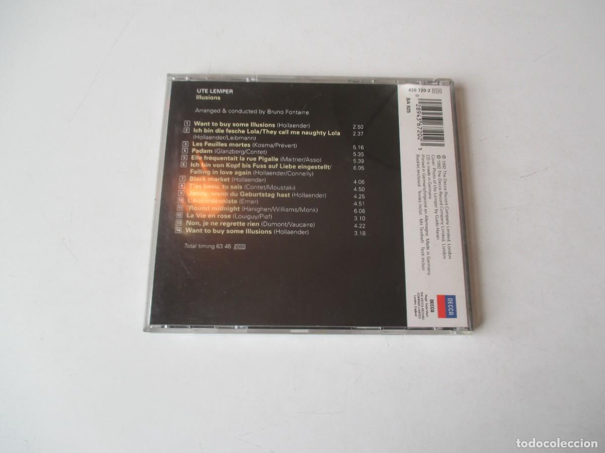CDs de m&uacute;sica: UTE LEMPER Illusions Z614 - Foto 2