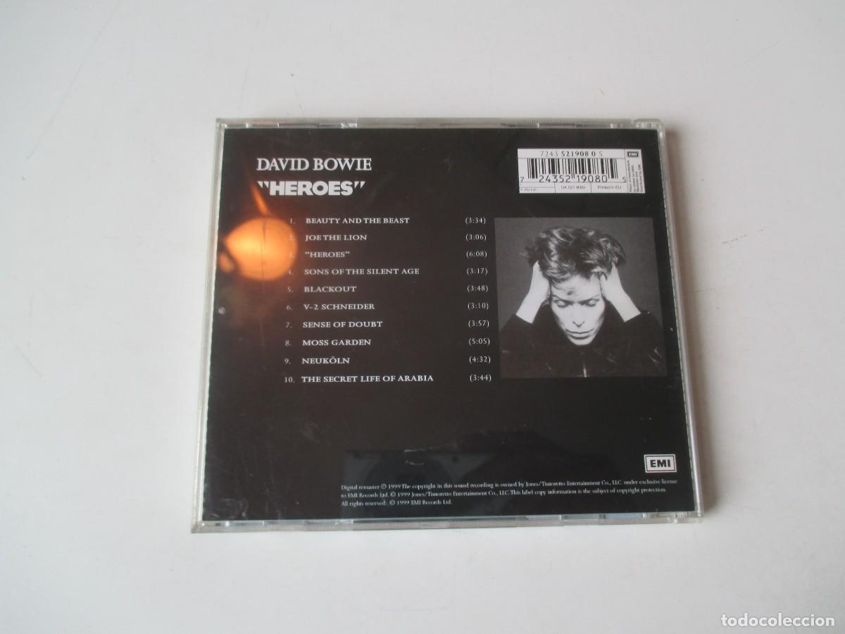 CDs de m&uacute;sica: DAVID BOWIE &rdquo; Heroes&rdquo; Z625 - Foto 2