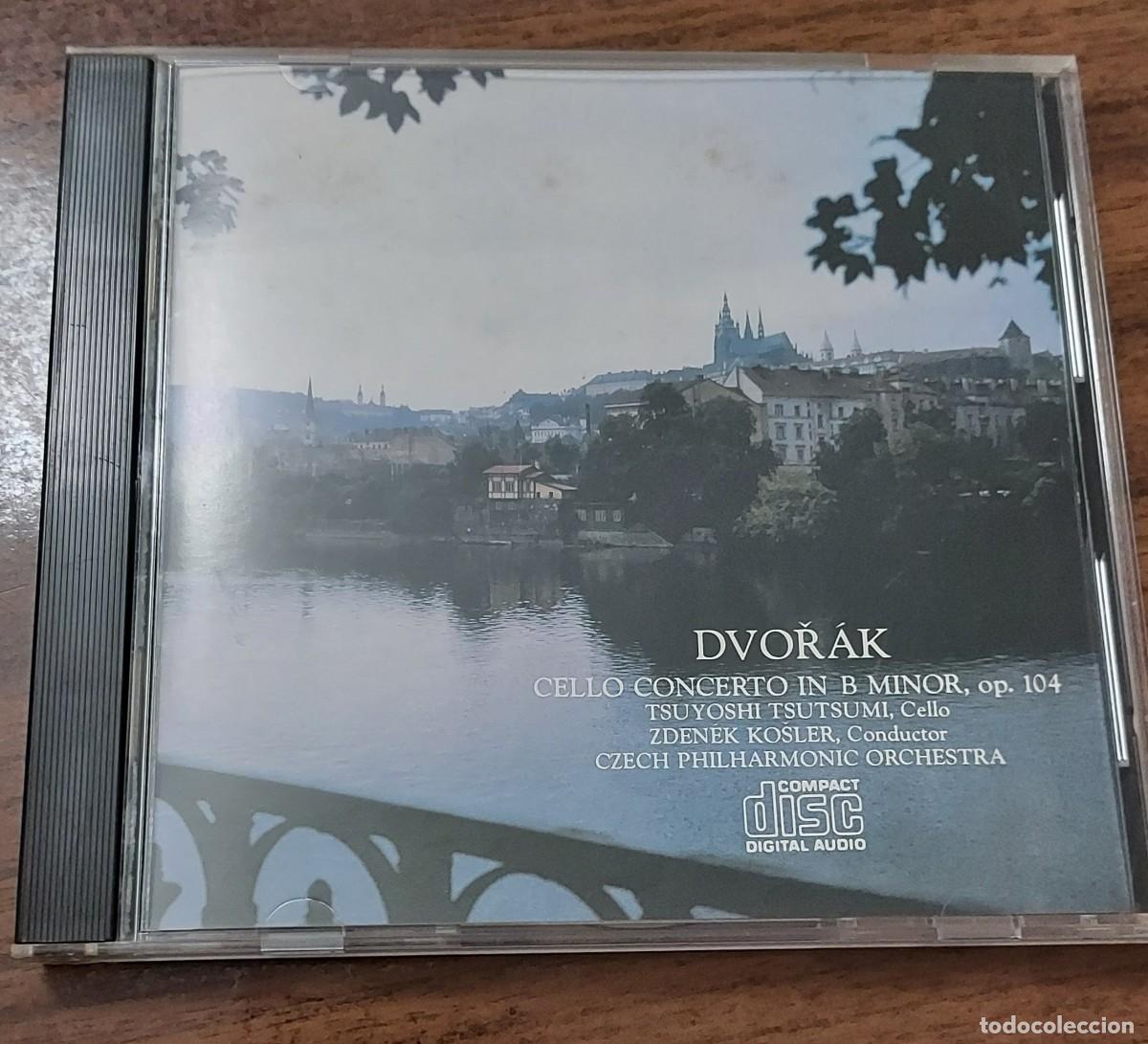 CDs de m&uacute;sica: DVORAK - CELLO CONCERTO IN B MINOR - CD ALBUM - CBS SONY - JAPAN - SIN OBI