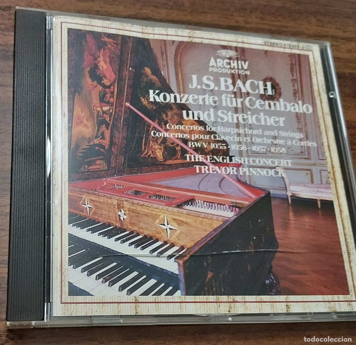 CDs de m&uacute;sica: J.S.BACH - KONZERTE FUR CEMBALO UND STREICHER - THE ENGLISH CONCERT - CD ALBUM ARCHIV