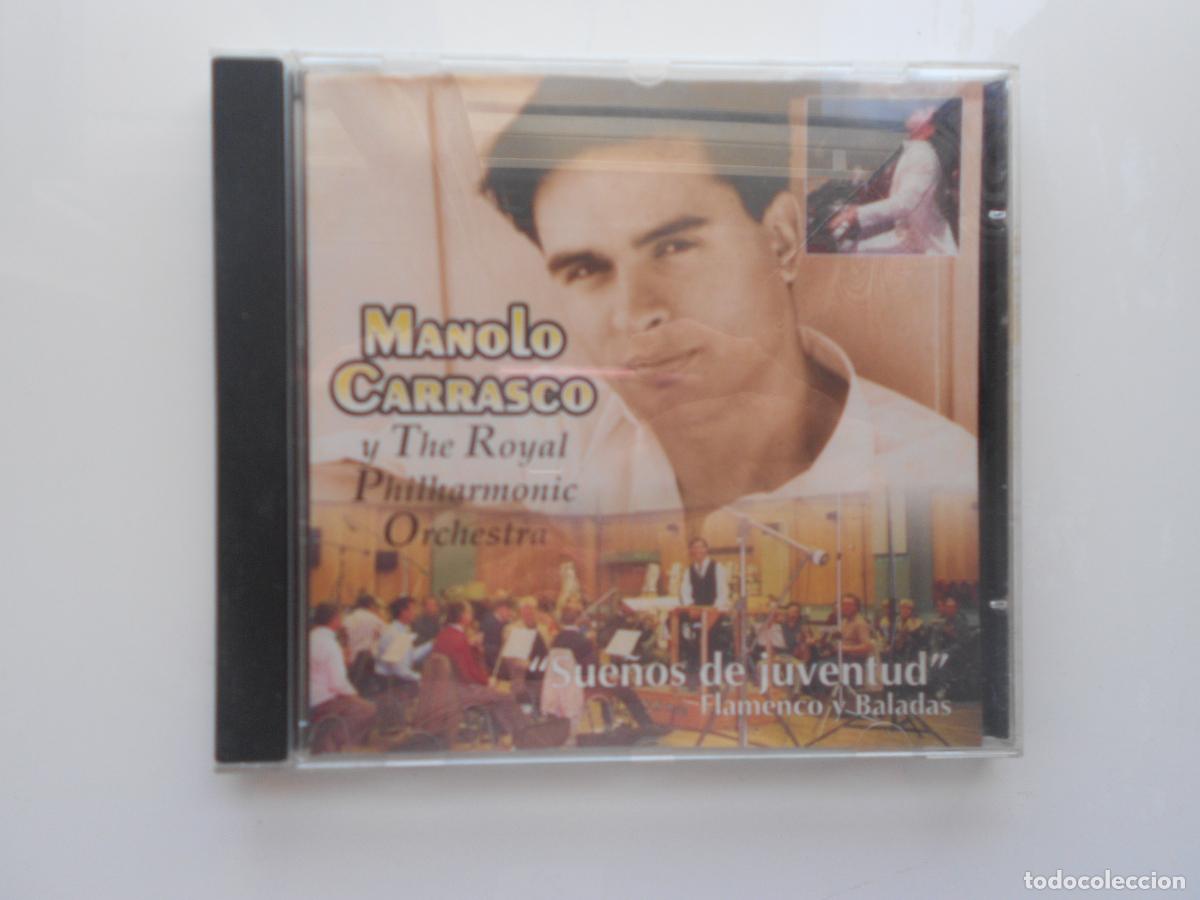 CDs de m&uacute;sica: MANOLO CARRASCO - SUE&Ntilde;OS DE JUVENTUD - FLAMENCO Y BALADAS - ROYAL PHILHARMONIC ORCHESTRA-CD 97