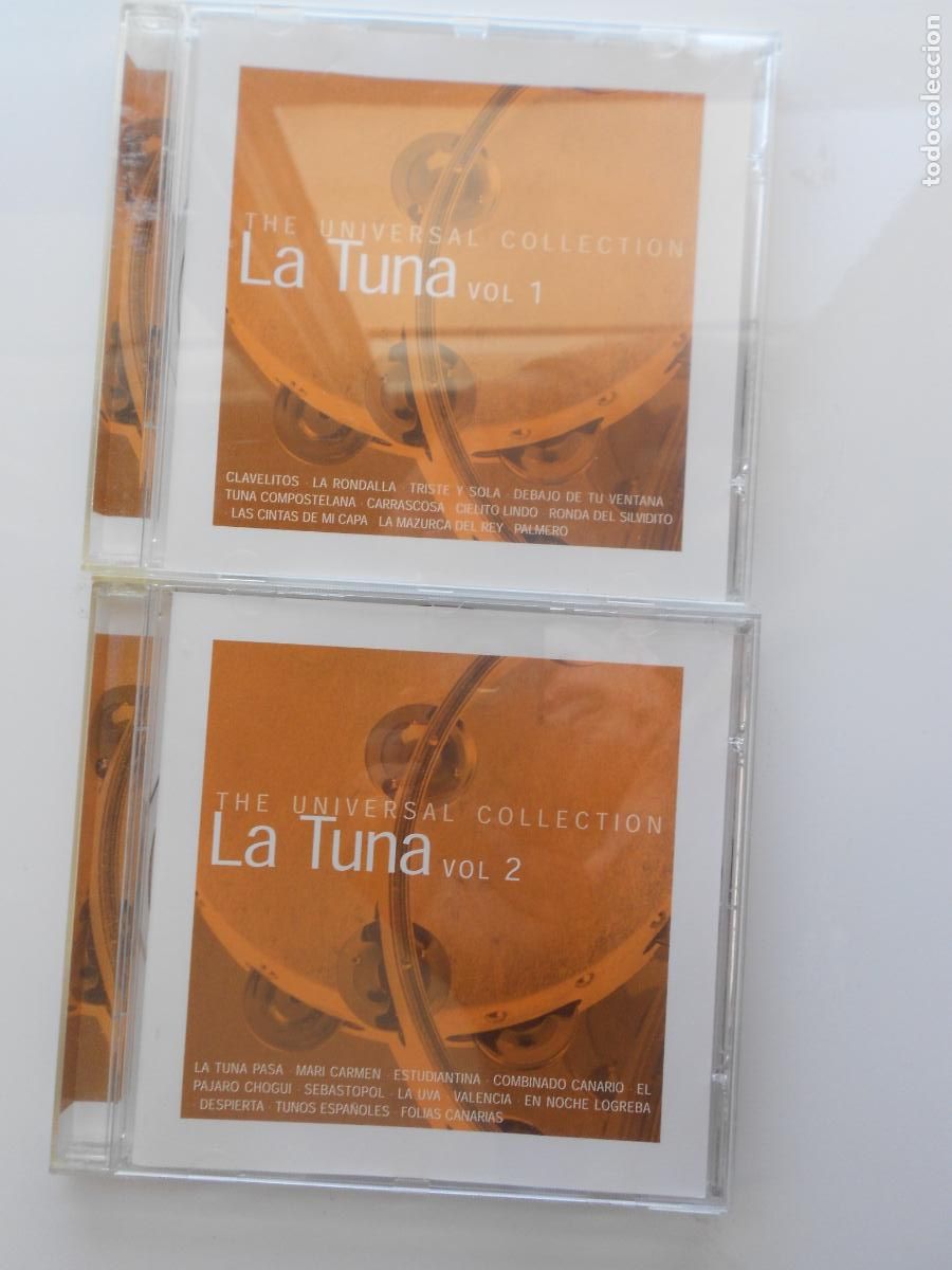 CDs de m&uacute;sica: LA TUNA - VOL 1 Y VOL 2 - THE UNIVERSAL COLLECTION - 2CD,S