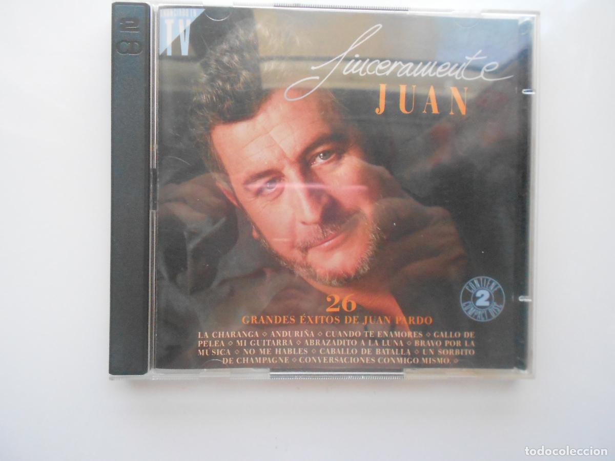 CDs de m&uacute;sica: JUAN PARDO - SINCERAMENTE JUAN - 2CD,S - HISPAVOX -1992