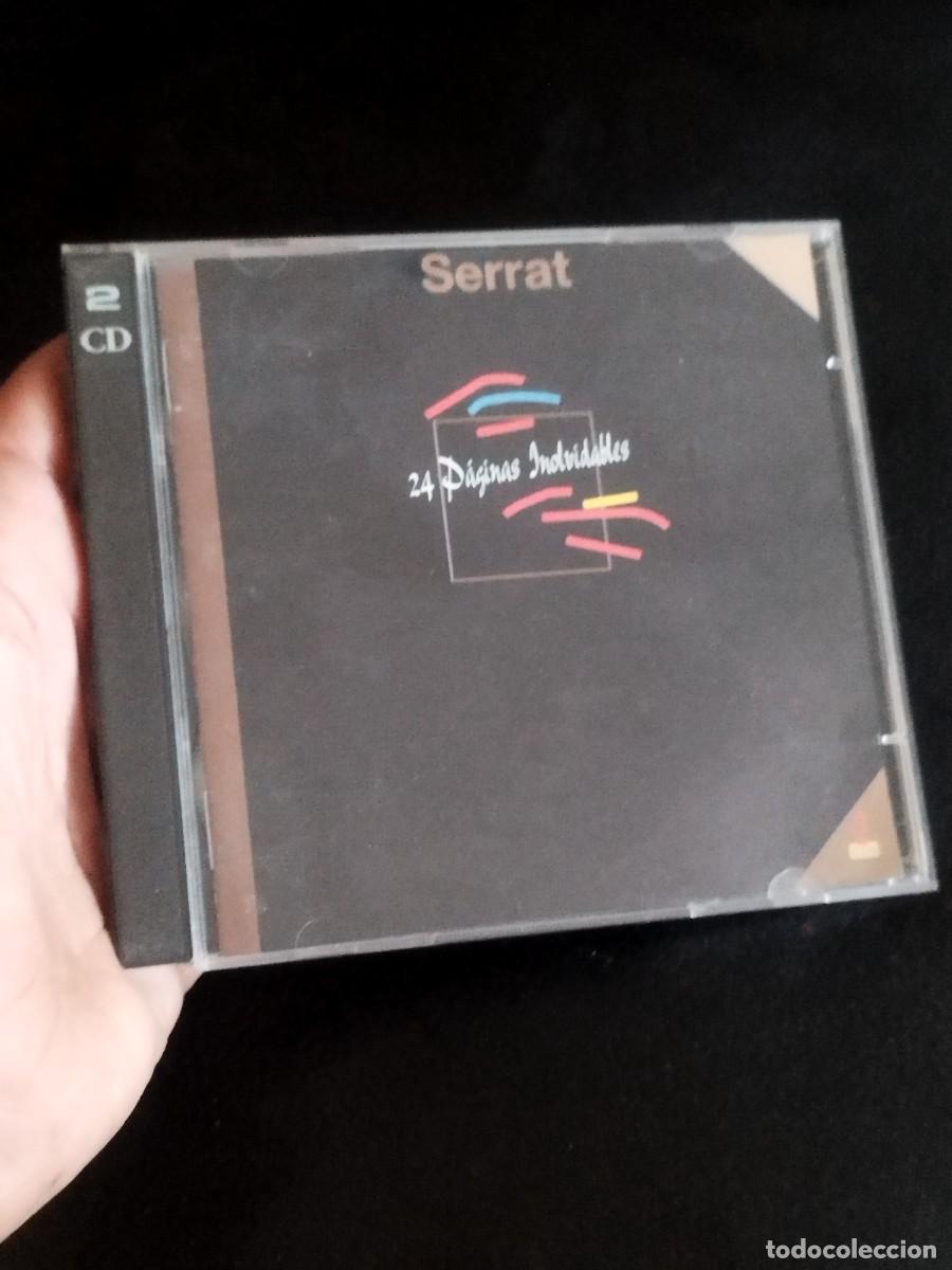 CDs de m&uacute;sica: Joan Manuel Serrat &ndash; 24 P&aacute;ginas Inolvidables. Doble cd en muy buen estado.