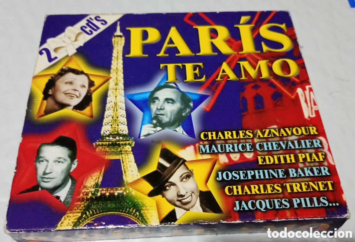 CDs de m&uacute;sica: Paris te amo CD 2 discos