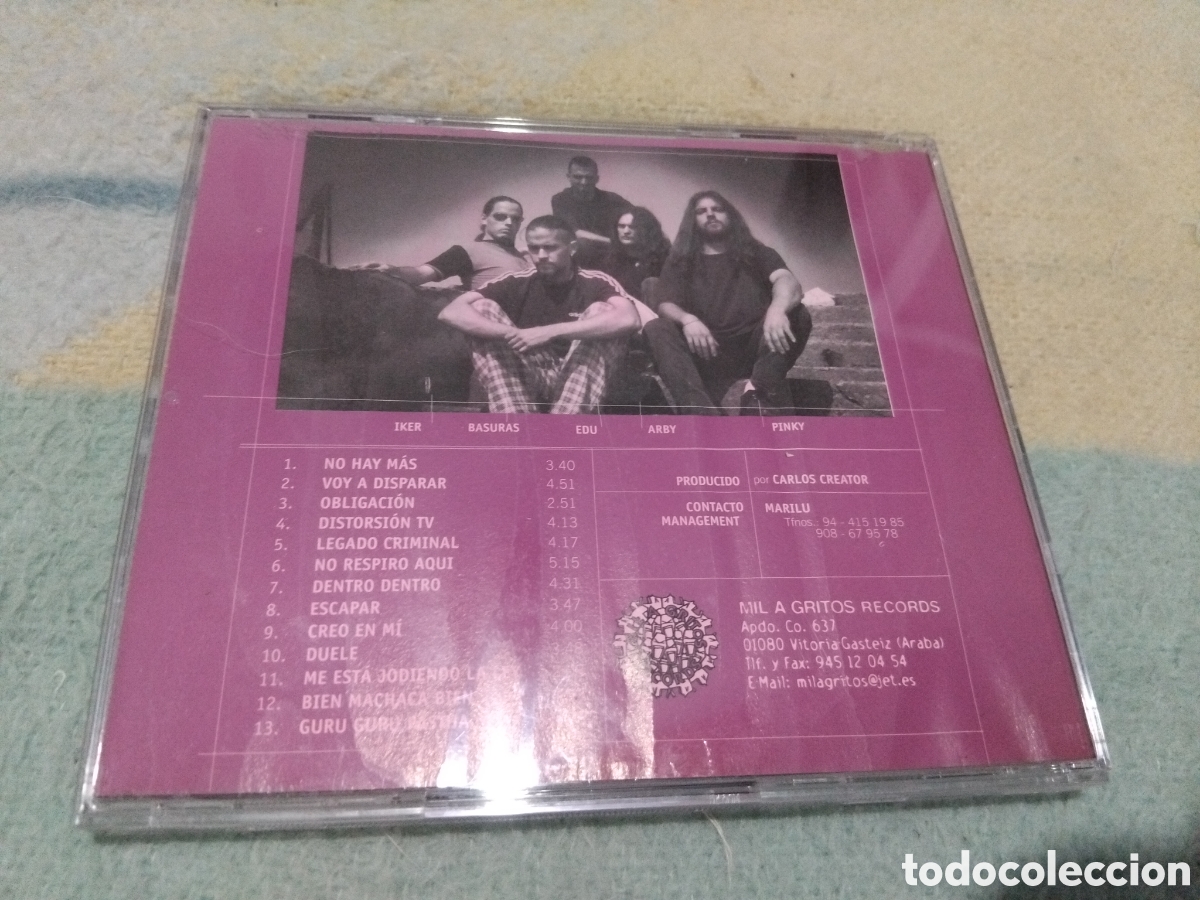 CDs de m&uacute;sica: Anarko CD ( Grupo Espa&ntilde;ol) - Foto 2