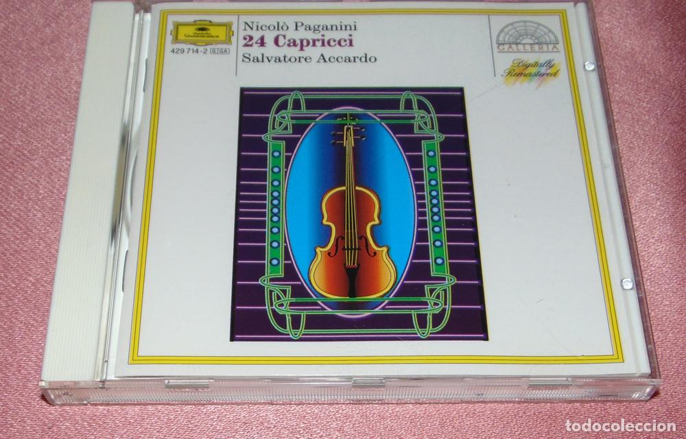 CDs de m&uacute;sica: NICOLO PAGANINI - 24 CAPRICCI - SALVATORE ACCARDO -DEUTSCHE GRAMMOPHON - CD ALBUM DIGITALLY REMASTER