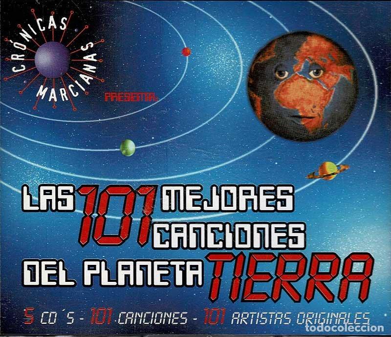 CDs de m&uacute;sica: Las 101 Mejores Canciones del Planeta Tierra. 5 x CD