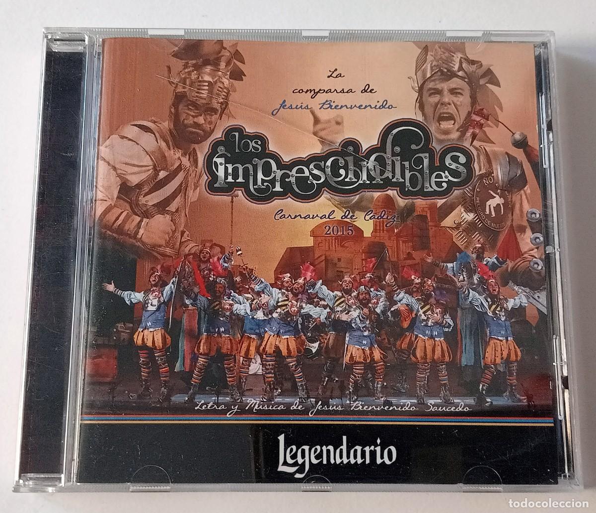 CDs de m&uacute;sica: CARNAVAL DE CADIZ 2015 - CD COMPARSA LOS IMPRESCINDIBLES (JESUS BIENVENIDO)
