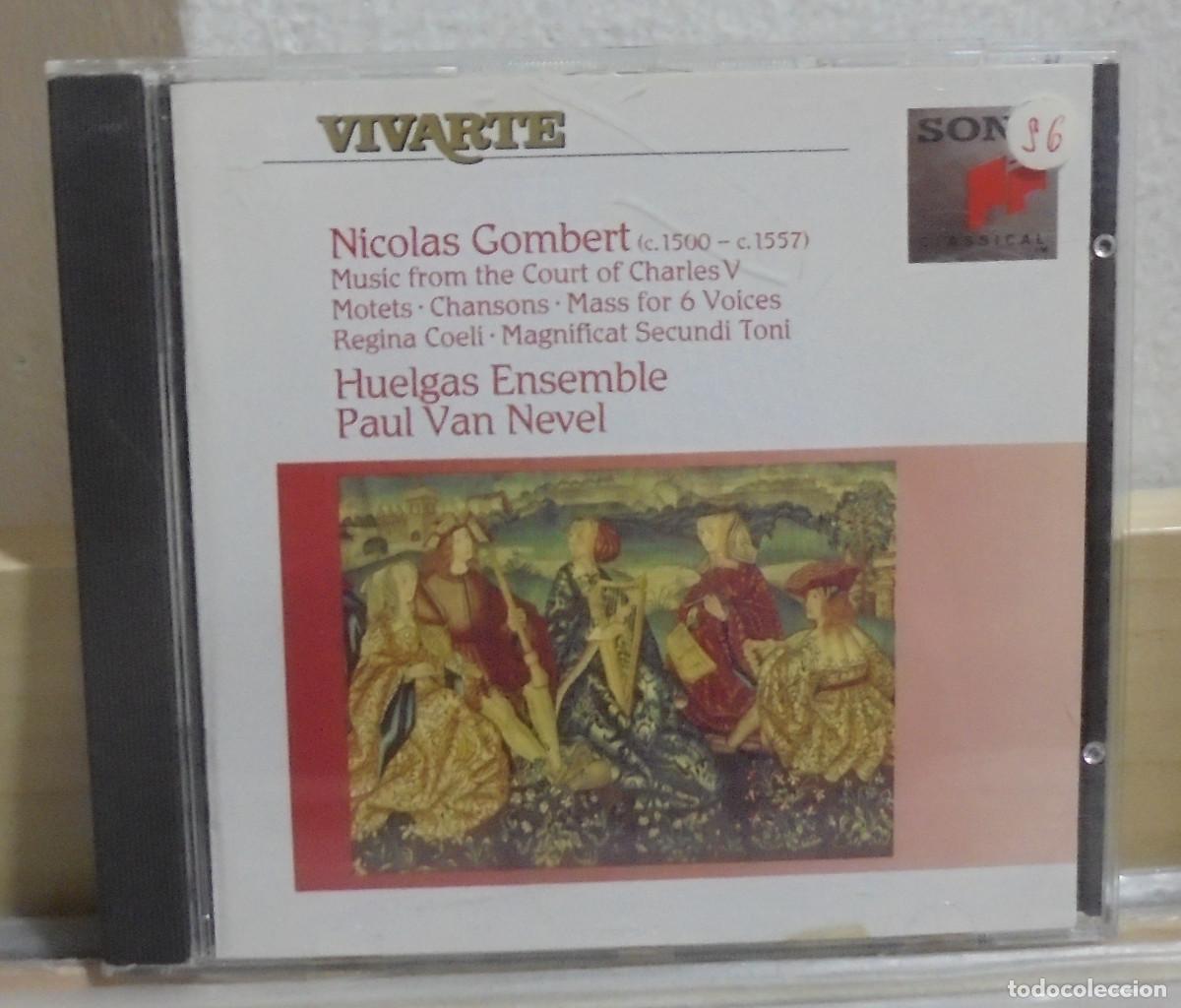 CDs de m&uacute;sica: Nicolas Gombert, Huelgas Ensemble, Paul Van Nevel. Music From The Court Of Charles V. Sony 1992 CD