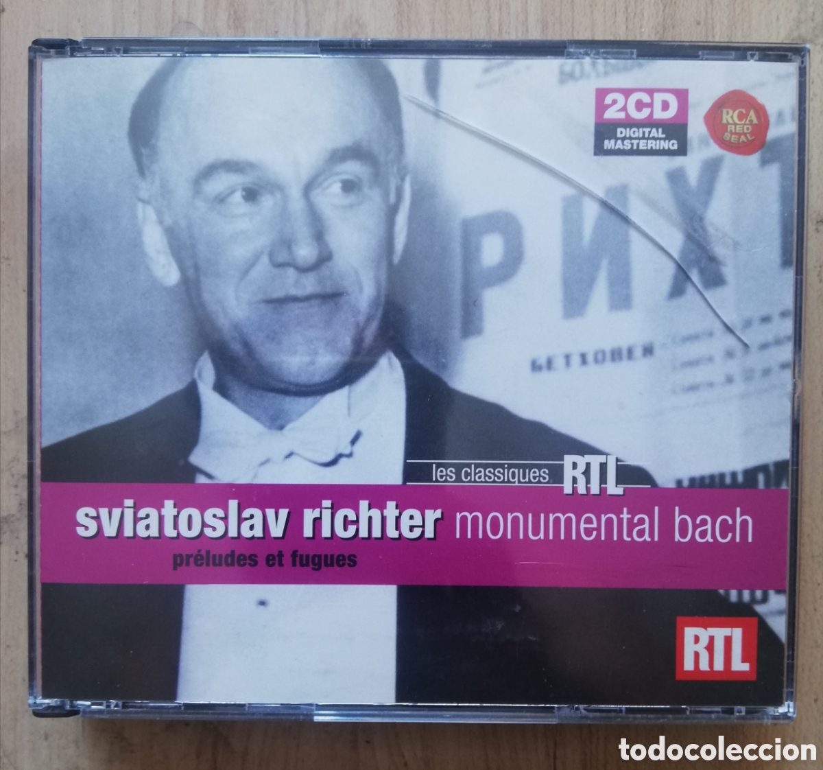 CDs de m&uacute;sica: Sviatoslav Richter al piano. Monumental Bach. El clave bien temperado, libro 1. 2 cds.