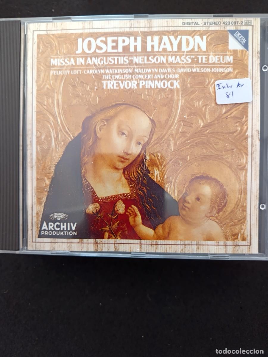 CDs de m&uacute;sica: JOSEPH HAYDN. MISSA IN ANGUSTIIS &rdquo;NELSON MASS&rdquo; / TE DEUM. TREVOR PINNOCK