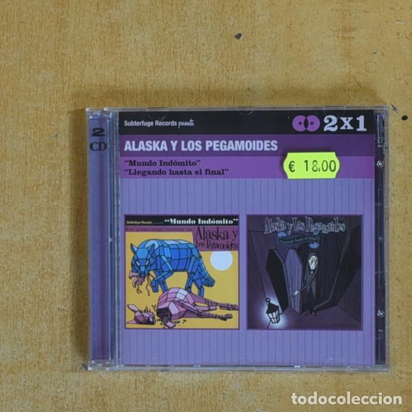CDs de m&uacute;sica: ALASKA Y LOS PEGAMOIDES - MUNDO INDOMITO / LLEGANDO HASTA EL FINAL - CD