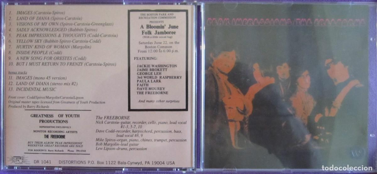 CDs de m&uacute;sica: FREEBORNE: PEAK IMPRESSIONS. EXCELENTE PSYCHO / FUZZ GUITAR U.S.A. EN ONDA DE COUNTRY JOE & THE FISH