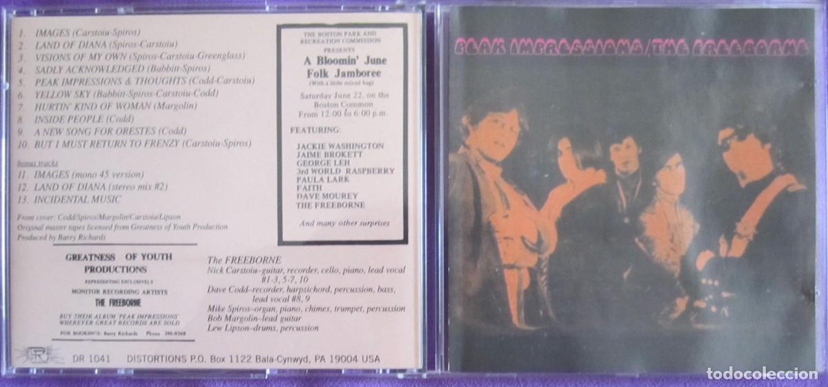Musik-CDs: FREEBORNE: PEAK IMPRESSIONS. EXCELENTE PSYCHO / FUZZ GUITAR U.S.A. EN ONDA DE COUNTRY JOE & THE FISH