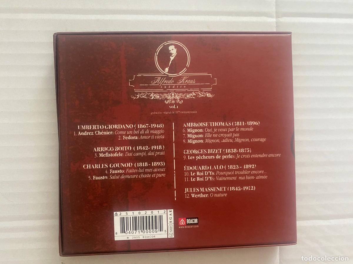 CDs de m&uacute;sica: CD ALFREDO KRAUS - INEDITO VOL.1 - Foto 3