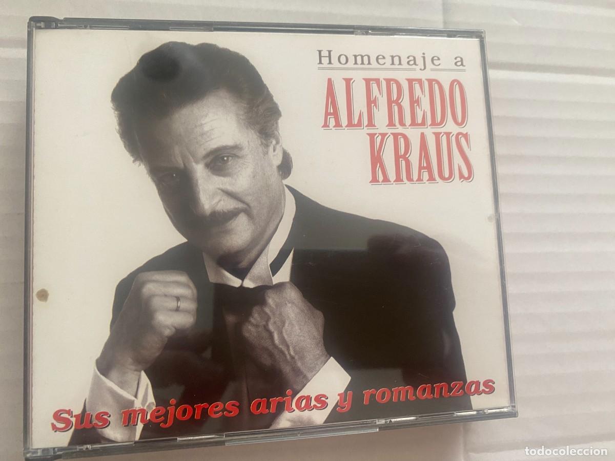 CDs de m&uacute;sica: CD DOBLE ALFREDO KRAUS - HOMENAJE A A. KRAUS