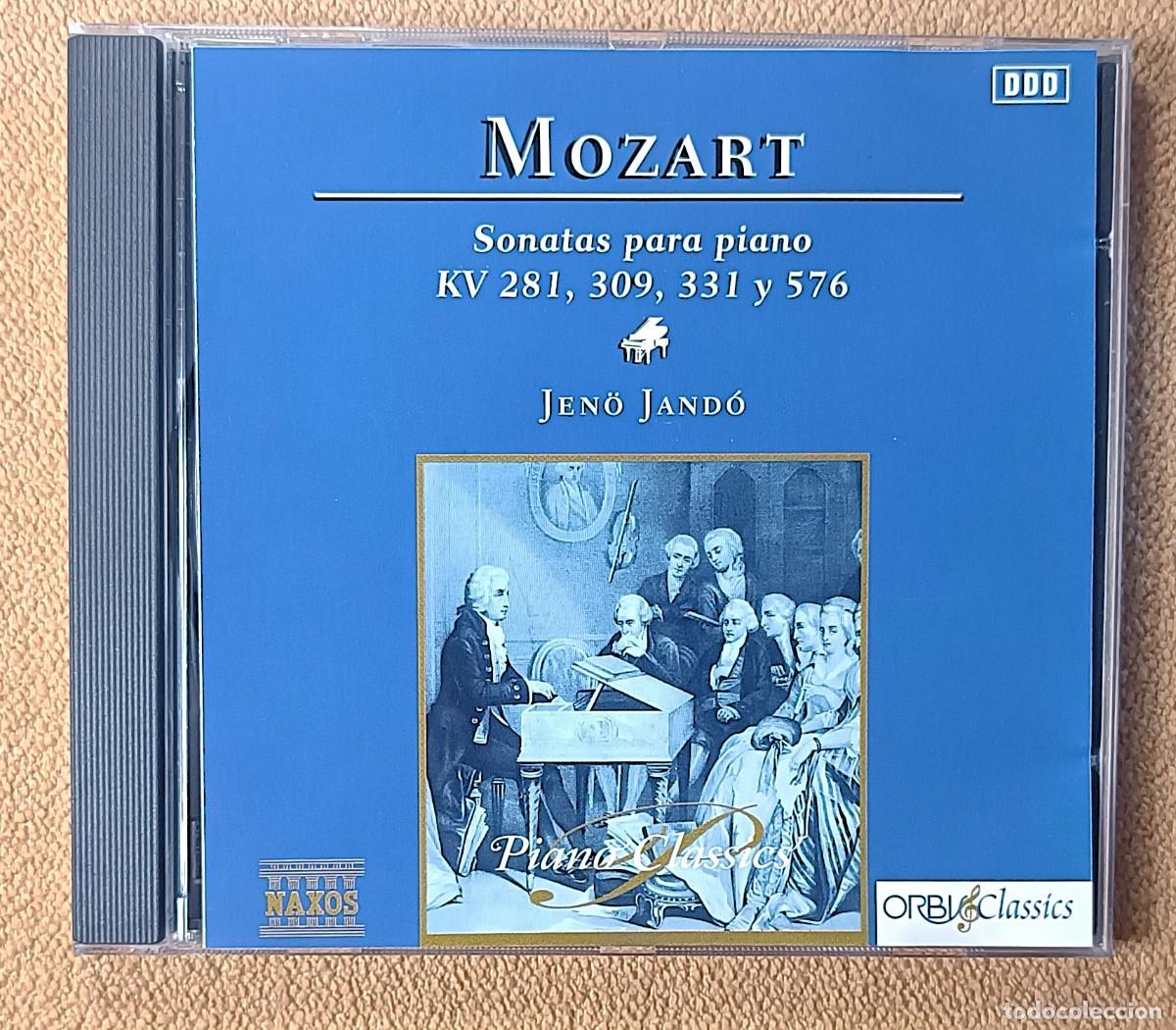 CDs de m&uacute;sica: CD Mozart: Sonatas para piano (KV 281, 309, 331, 576) - Jenő Jand&oacute;