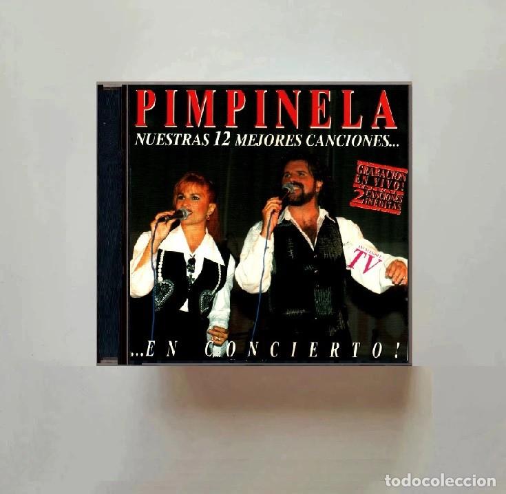 CDs de m&uacute;sica: PIMPINELA. NUESTRAS 12 MEJORES CANCIONES. EN CONCIERTO. RECOPILTORIO. CD.