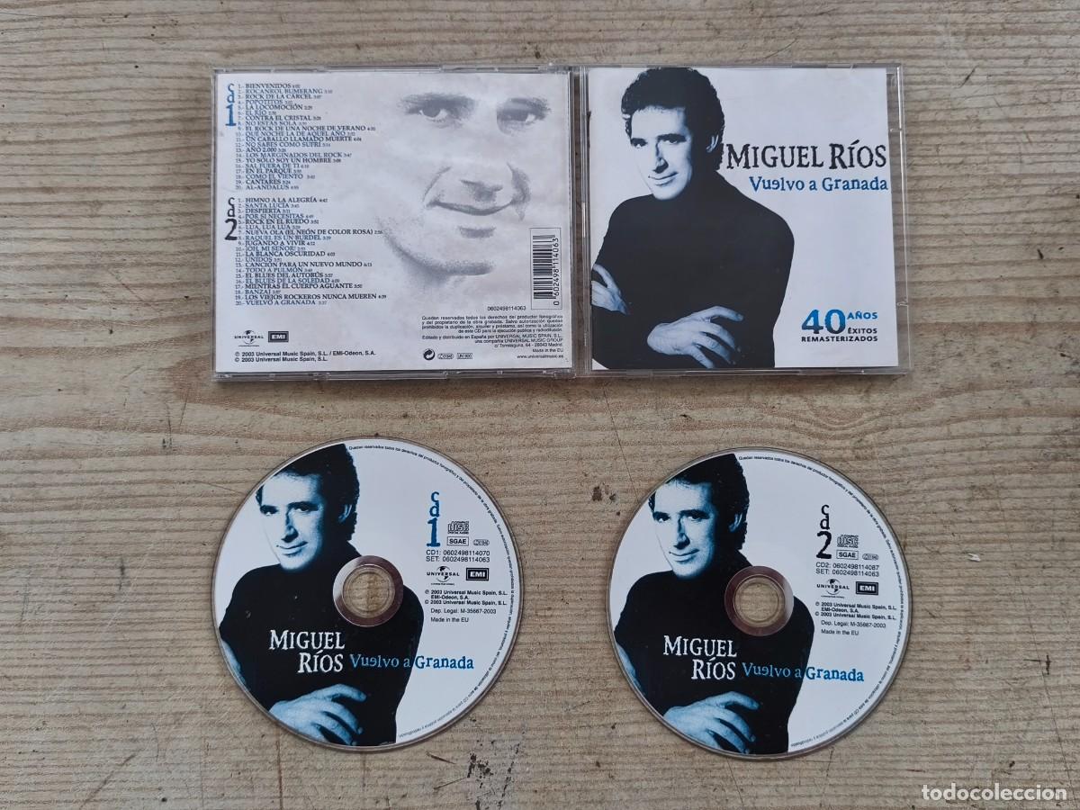 CDs de m&uacute;sica: Miguel R&iacute;os - Vuelvo A Granada - 40 A&ntilde;os - 2 CD
