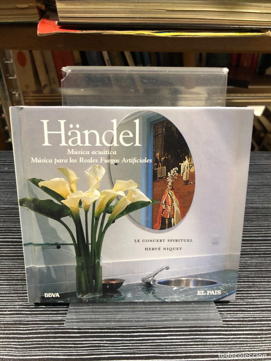 CDs de m&uacute;sica: H&auml;ndel: M&uacute;sica acu&aacute;tica / M. Reales Fuegos Artificiales Le Concert Spirituel / Herv&eacute; Niquet