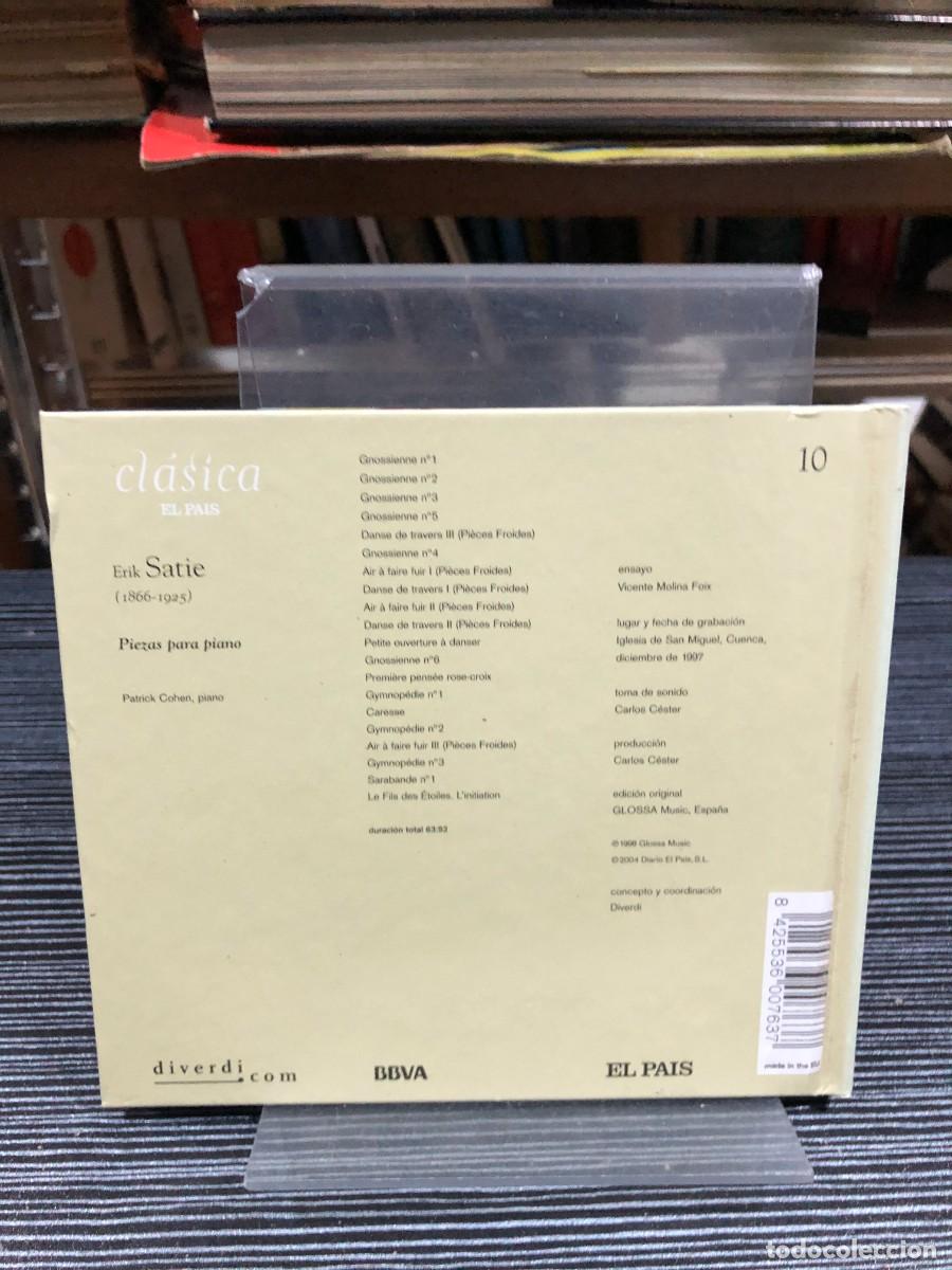 CDs de m&uacute;sica: Satie: Piezas para piano Patrick Cohen - Foto 2