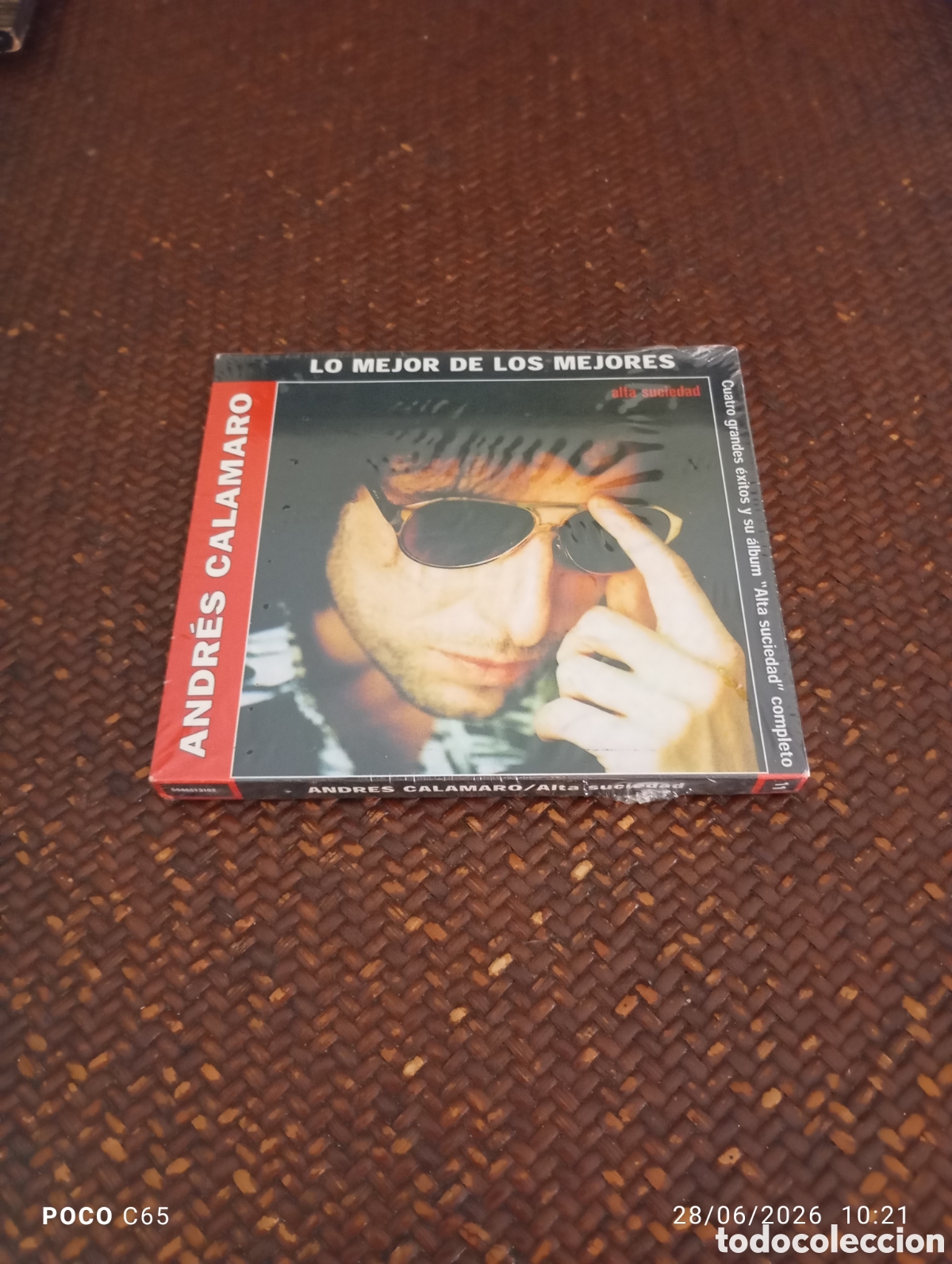 CDs de m&uacute;sica: Lo mejor de los mejores Andr&eacute;s Calamaro precintado al suciedad