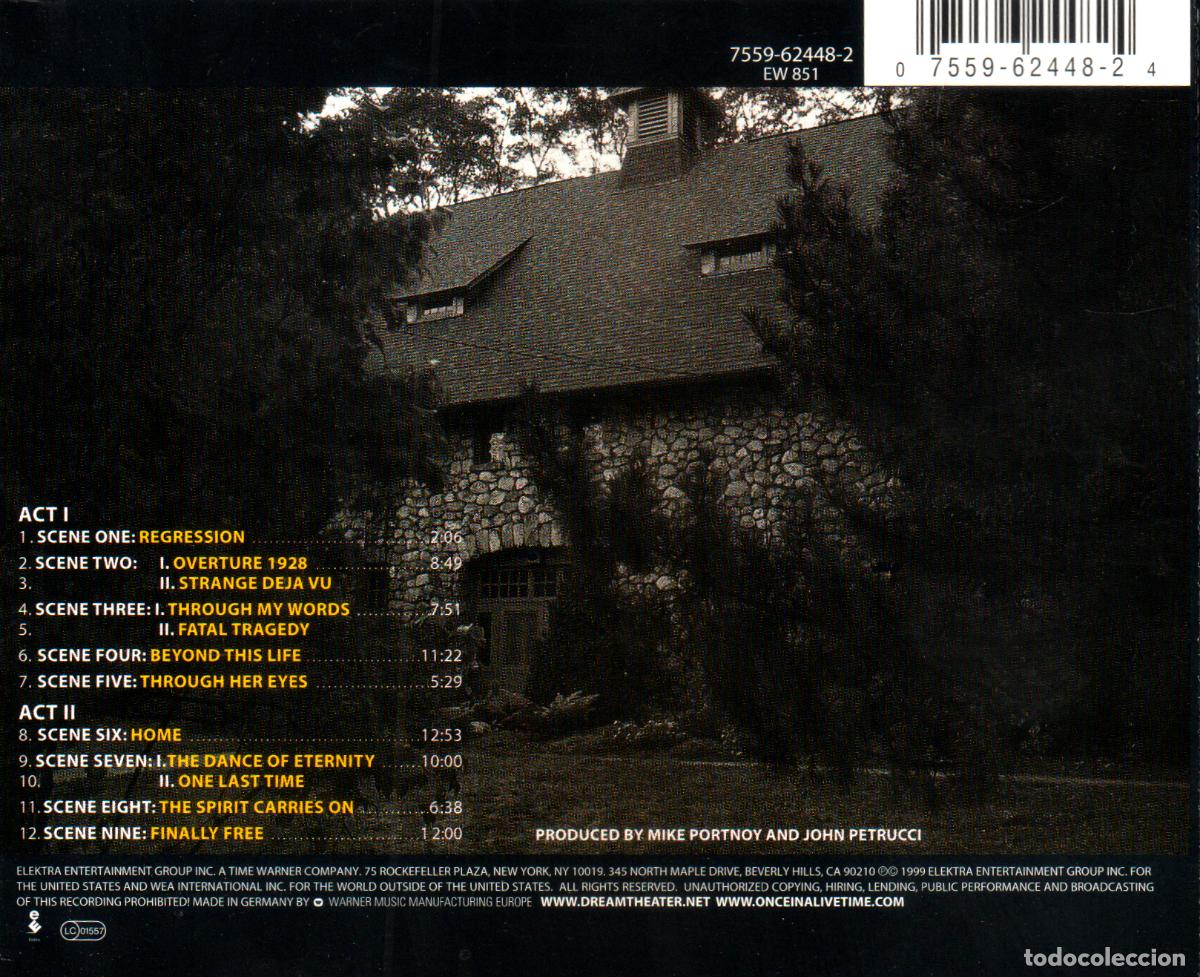 CDs de m&uacute;sica: DREAM THEATER. METROPOLIS PT 2. SCENES FROM A MEMORY. CD. - Foto 2