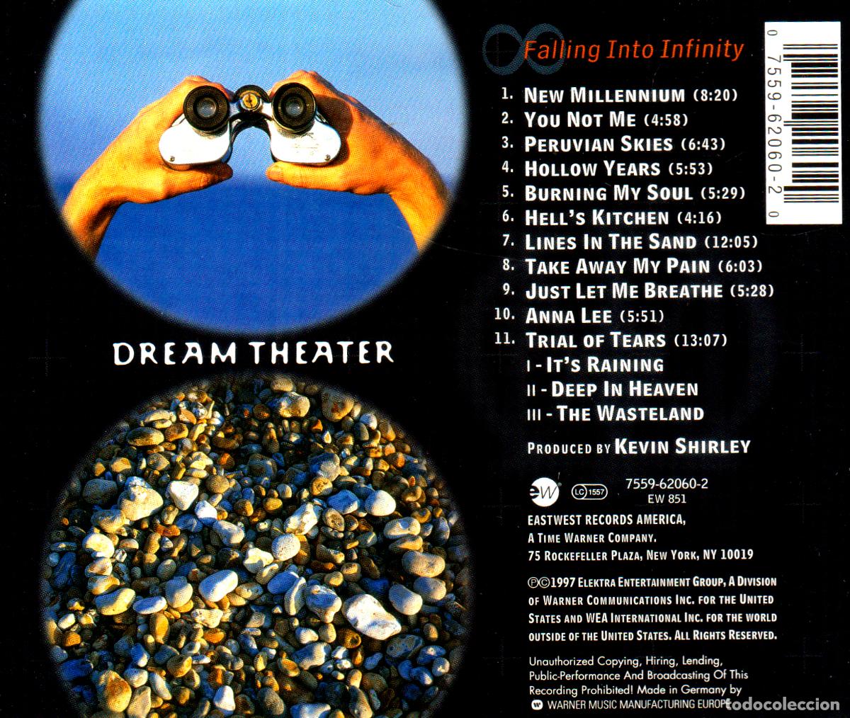 CDs de m&uacute;sica: DREAM THEATER. FALLING INTO INFINITY. CD. - Foto 2