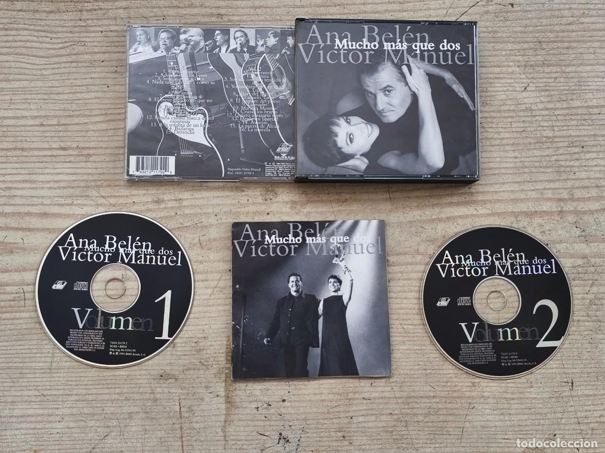 CDs de m&uacute;sica: Ana Bel&eacute;n - V&iacute;ctor Manuel - Mucho Mas Que Dos - 2 CD
