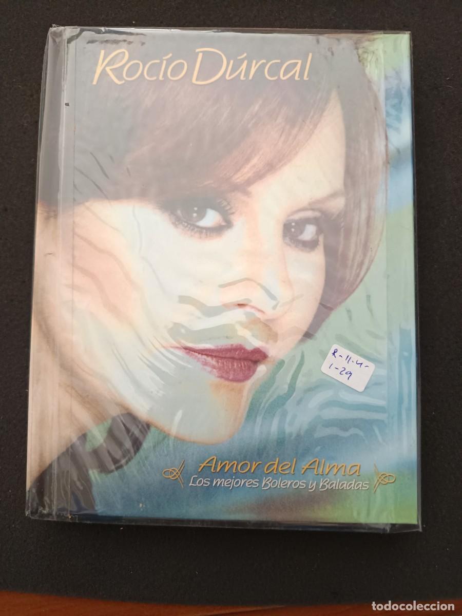 CDs de m&uacute;sica: 3 CD BOX EN FORMA DE LIBRO. ROC&Iacute;O DURCAL. AMOR DEL ALMA. LOS MEJORES BOLEROS Y BALADAS.