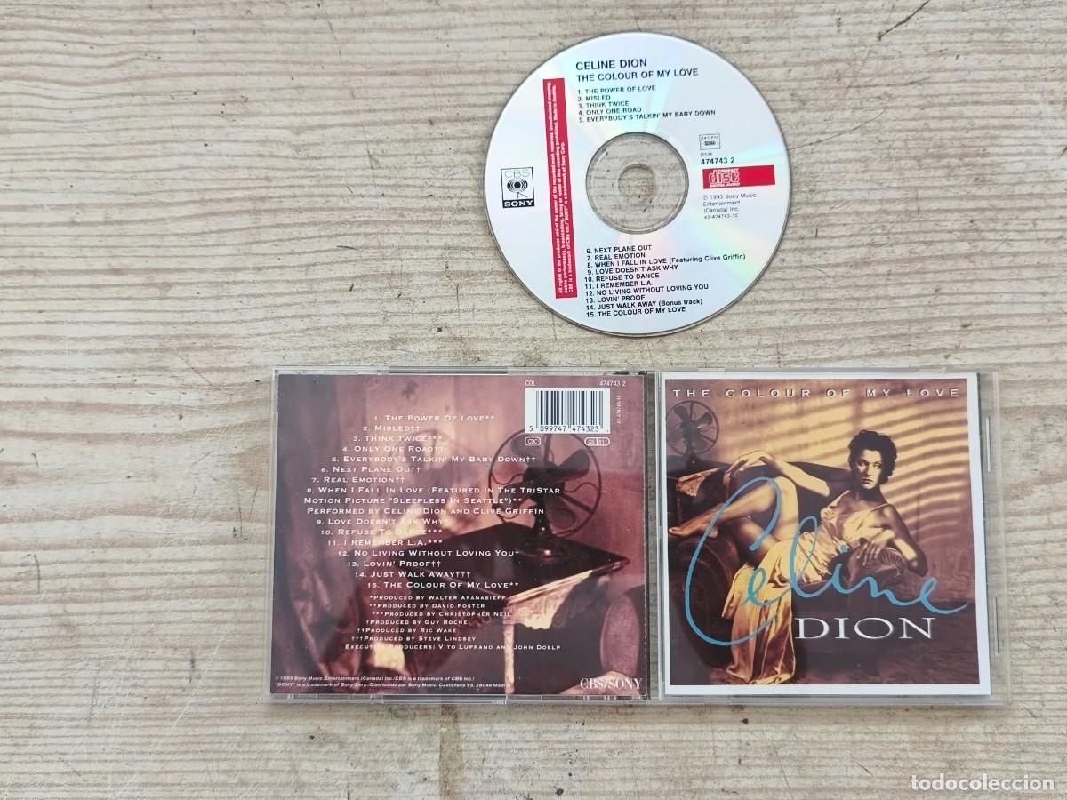 CDs de m&uacute;sica: Celine Dion - The Colour Of My Love CD