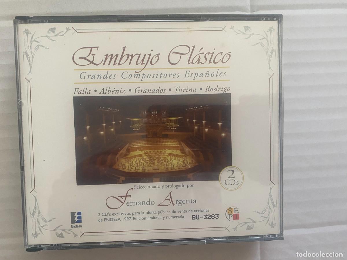 CDs de m&uacute;sica: CD DOBLE - EMBRUJO CLASICO - GRANDES COMPOSITIRES ESPA&Ntilde;OLES