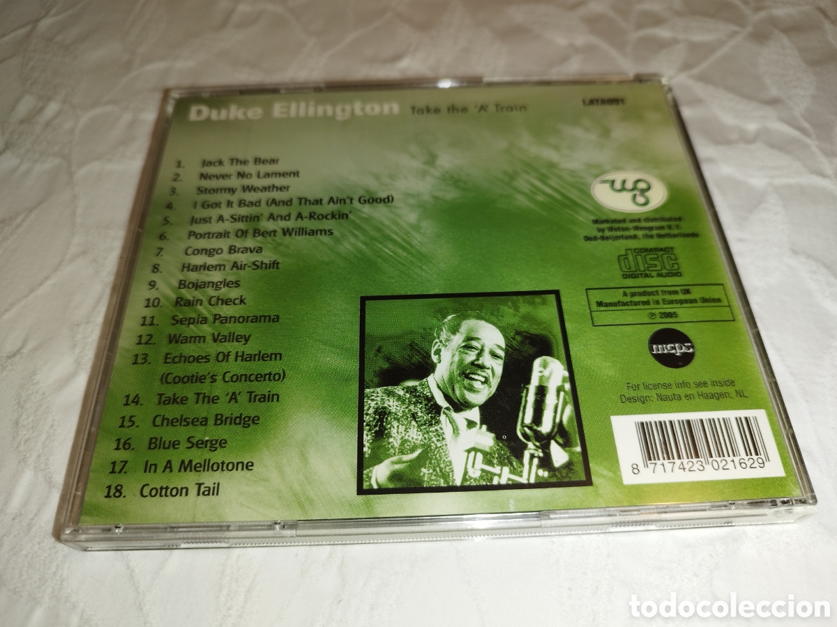 CDs de m&uacute;sica: CD. DUKE ELLINGTON: TAKE THE &acute;A&acute; TRAIN. MCPS, 2005. - Foto 3