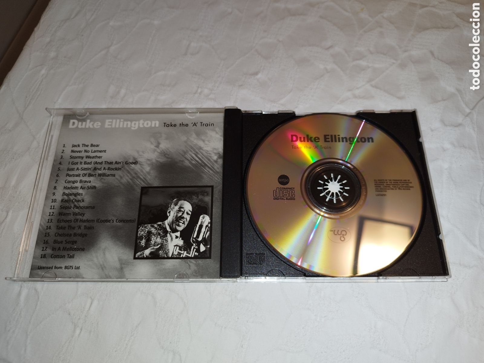 CDs de m&uacute;sica: CD. DUKE ELLINGTON: TAKE THE &acute;A&acute; TRAIN. MCPS, 2005. - Foto 4
