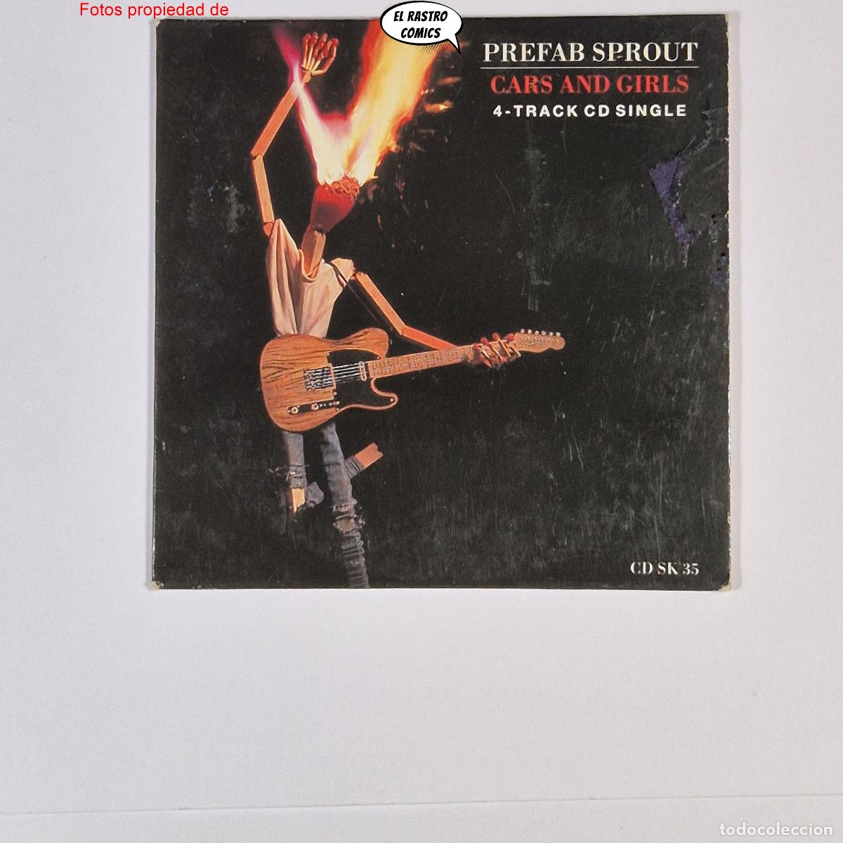 CDs de m&uacute;sica: Prefab Sprout, Cars and Girls, CD Single CBS 1988, 4 Tracks, Pop Rock, Synth-pop, excelente estado