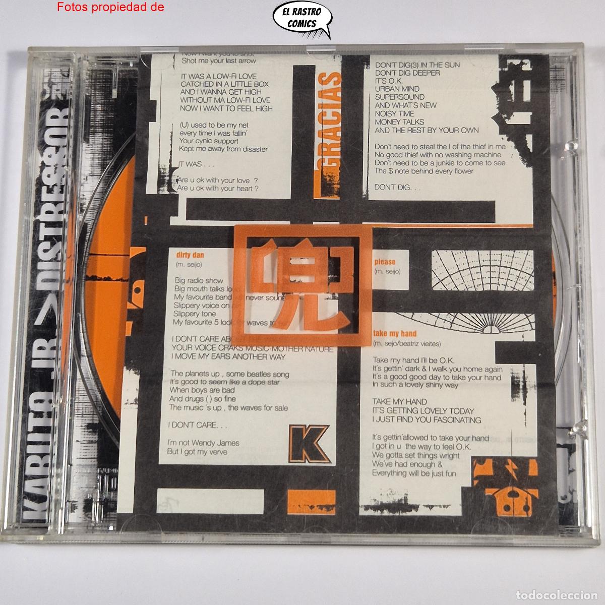 CDs de m&uacute;sica: Kabuto Jr., Distressor, CD Zero 1999, Alternative Rock, Electronic, muy buen estado