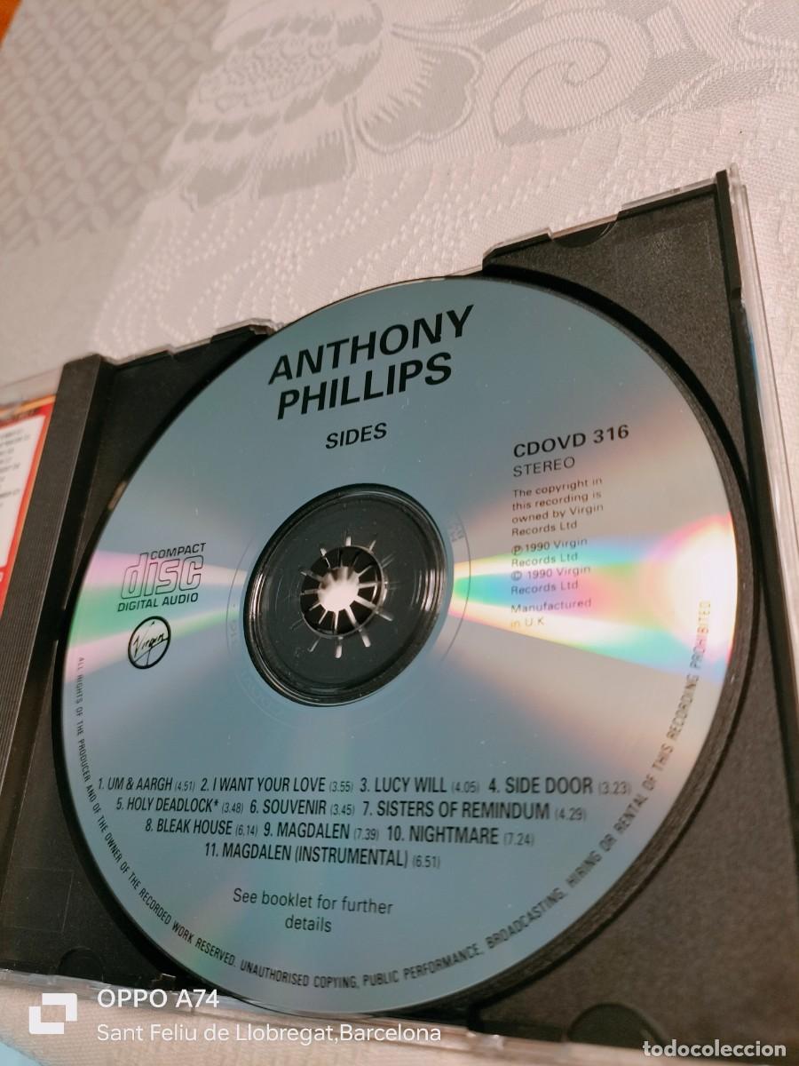 CDs de m&uacute;sica: RAR CD. ANTHONY PHILLIPS. SIDES. - Foto 2