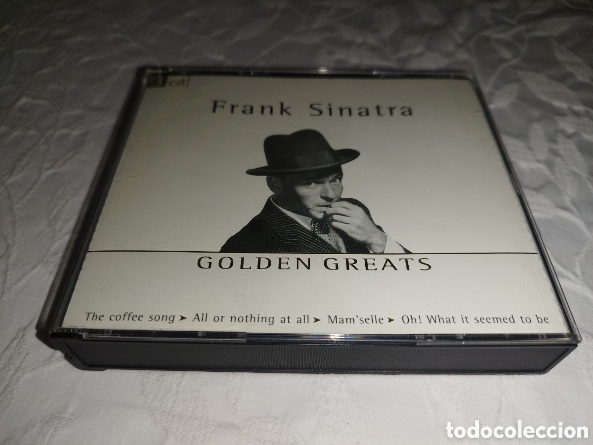 CDs de m&uacute;sica: CD. FRANK SINATRA. GOLDEN GREATS. 3 CD CON 69 TEMAS. 2001 DISKY COMMUNICATIONS EUROPE.