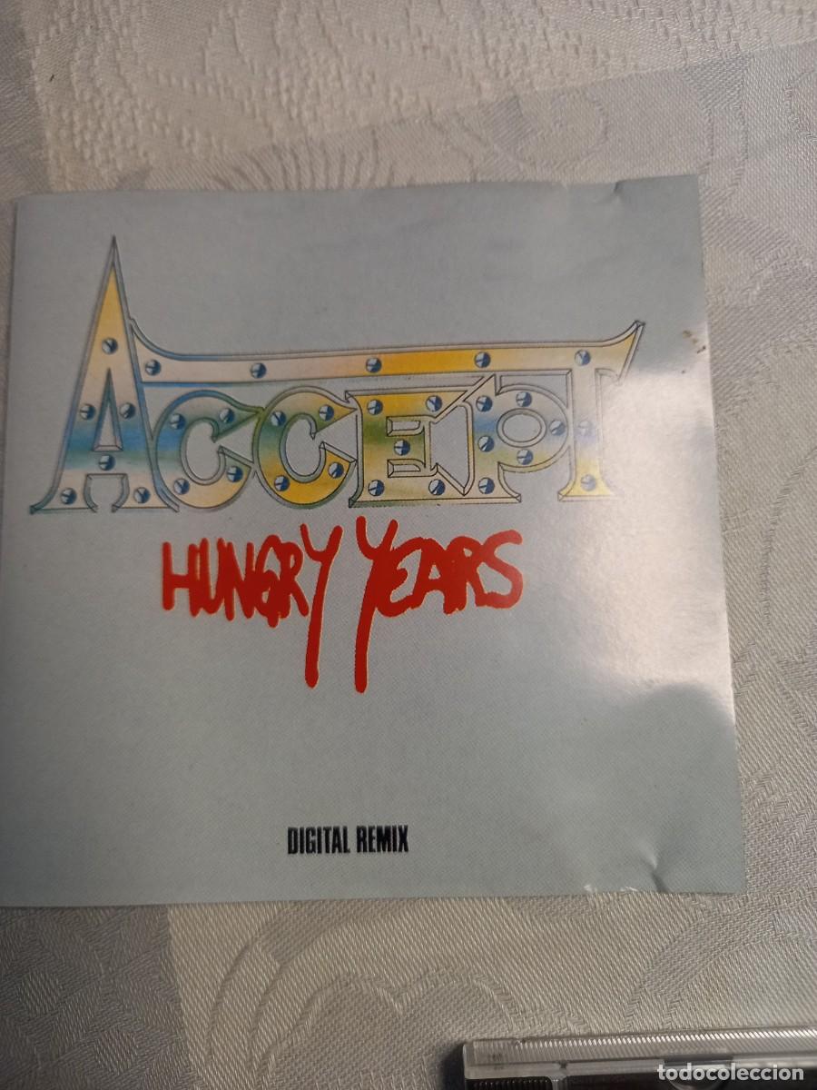 CDs de m&uacute;sica: RAR CD. ACCEPT. HUNGRY YEARS. MADE IN SPAIN