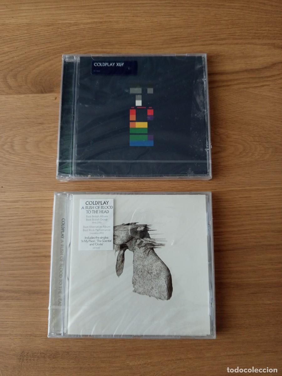 CDs de m&uacute;sica: LOTE 2 CDS. COLDPLAY / A RUSH OF BLOOD TO THE HEAD Y X&Y / NUEVOS/PRECINTADOS.