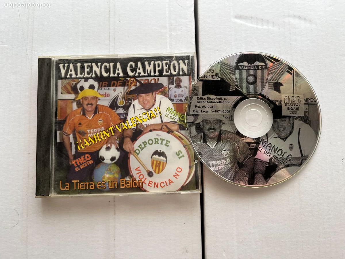 CDs de m&uacute;sica: VALENCIA CAMPEON - MANOLO EL DEL BOMBO THEO EL BESTIA - CD MUSICA KREATEN