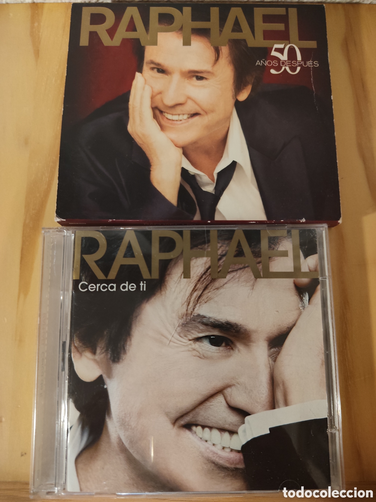 CDs de m&uacute;sica: Lote 2 CDs Rafael. 50 a&ntilde;os despu&eacute;s / Cerca de ti