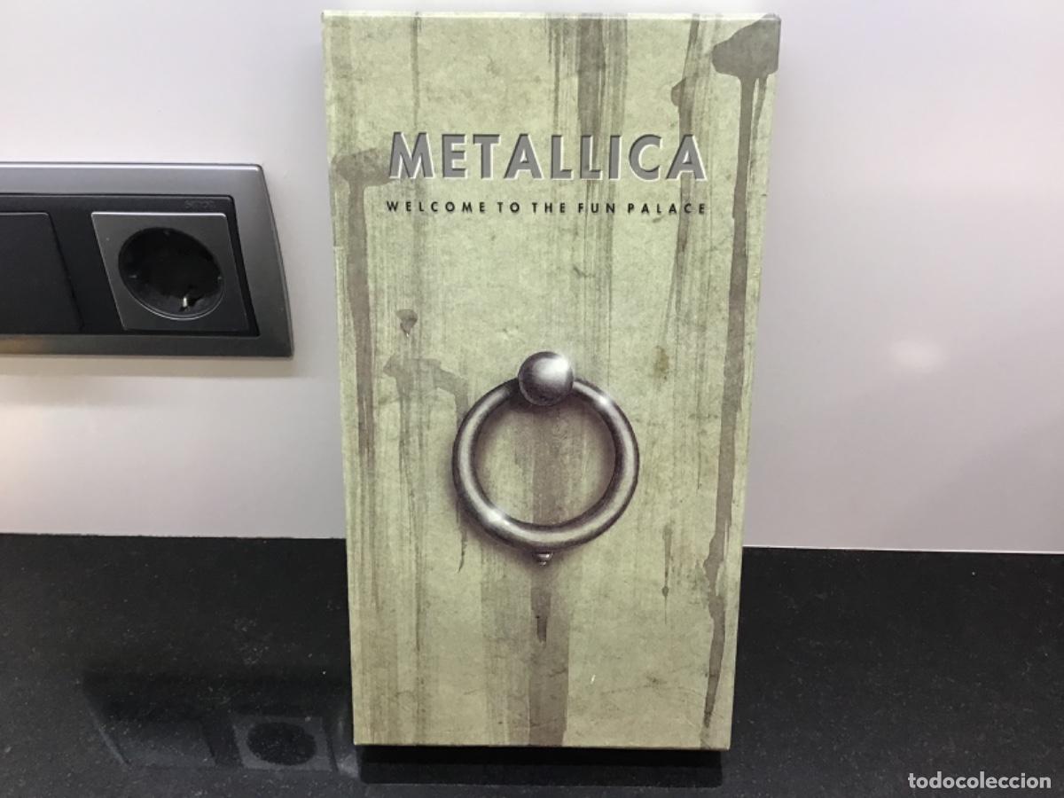 CDs de m&uacute;sica: CAJA EXCLUSIVA CD METALLICA WELCOME TO THE FUN PALACE HEAVY metal ROCK MET&Aacute;LICA