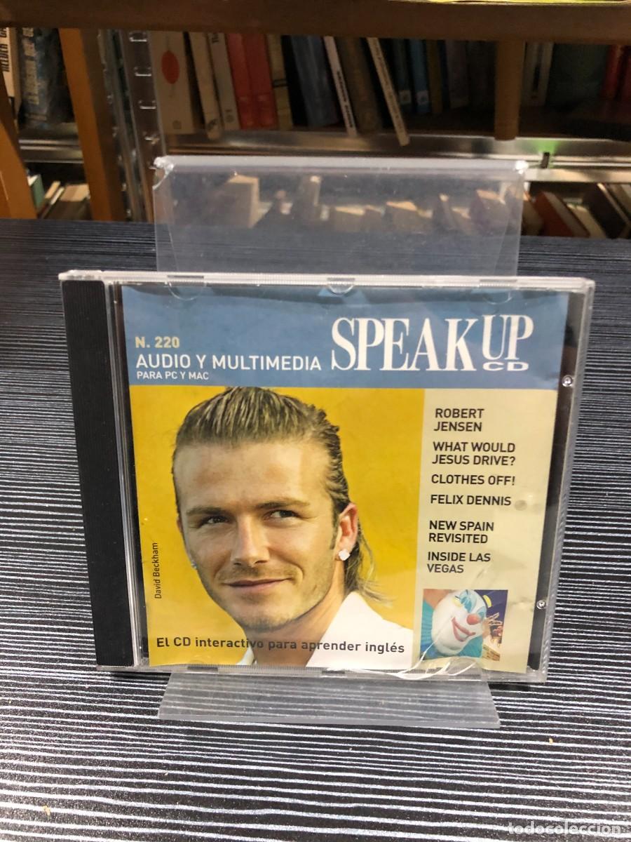 CDs de m&uacute;sica: Speak Up CD N&ordm; 220 (Audio y Multimedia) Varios / Revista Speak Up (David Beckham en portada)