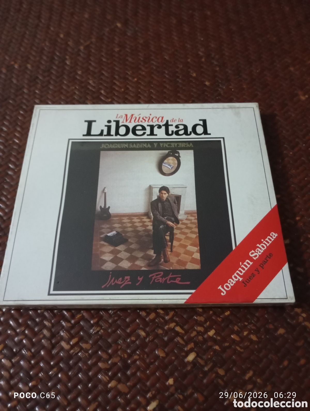 CDs de m&uacute;sica: La m&uacute;sica de la libertad Joaqu&iacute;n Sabina juez y parte precintado